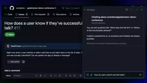 「GitHub Copilot Enterpriseの一般提供(GA)を開始」の画像