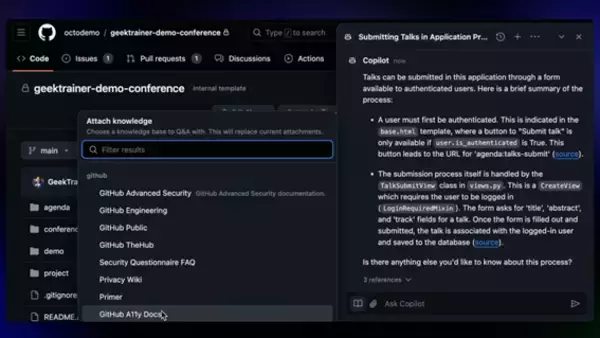「GitHub Copilot Enterpriseの一般提供(GA)を開始」の画像