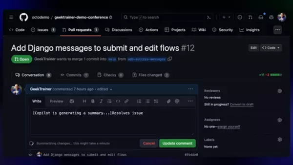 「GitHub Copilot Enterpriseの一般提供(GA)を開始」の画像