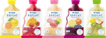 累計販売数100万個突破！ワンハンドで食べる冷凍フルーツ「アヲハタ まるかじゅり」シリーズ全5品のパッケージを刷新