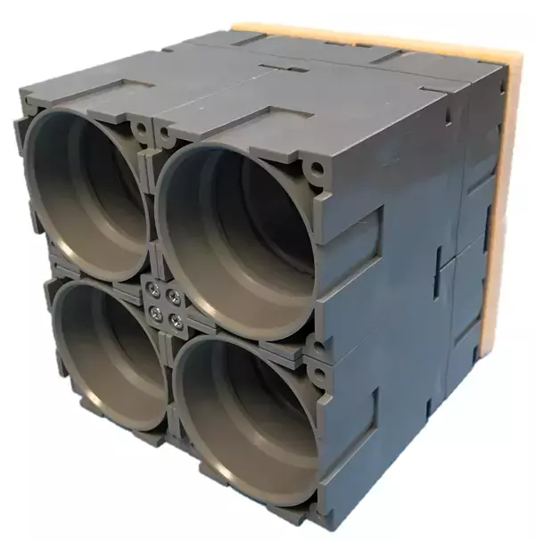 トンネル専用角型エフレックス(R)部品「ベルブロックLite」を発売