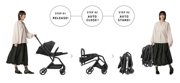 オートクローズ最軽量ベビーカー(※1)『auto N first Ⅱ NC』2026年4月24日(金)よりアカチャンホンポで先行販売開始