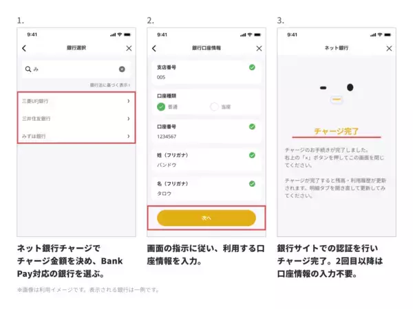 「「バンドルカード」にBank Payを導入」の画像