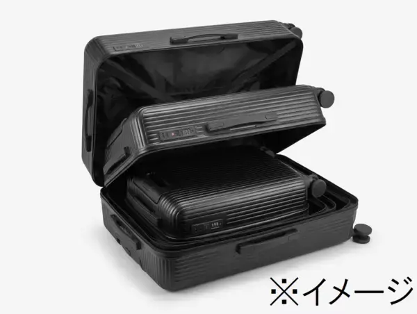 「【3サイズ全部買っても1万円以下！】 マトリョーシカ方式で輸送コストを1/3に抑えた税抜1,999円～「驚安キャリーケース」4月10日（金）より1,000台限定発売」の画像