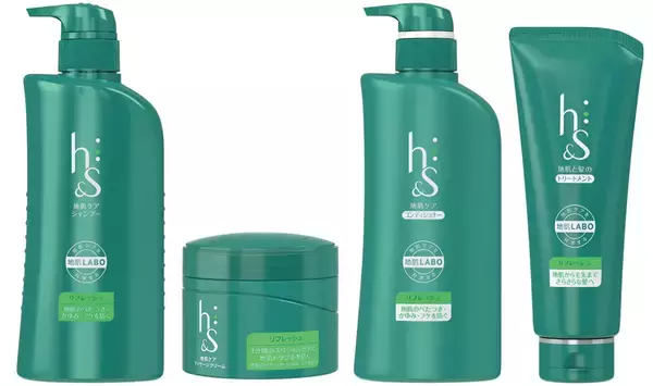 「地肌ケアシャンプー　h&s（エイチアンドエス）リニューアル　2016年3月26日（土）新発売」の画像