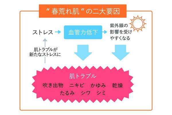 友利新先生監修 春の肌荒れ 肌トラブルの2大要因 その対策とは 16年4月13日 エキサイトニュース
