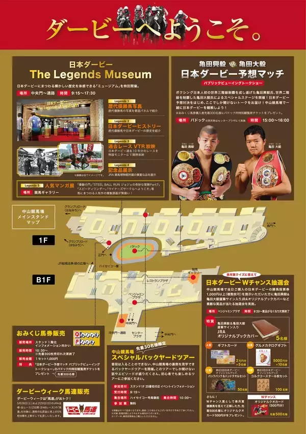 「伝説そして伝統を体感！「日本ダービー The Legends in 中山競馬場」を開催」の画像