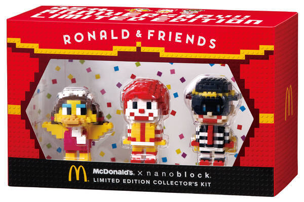 マクドナルドファン必見 マクドナルドでしか手に入らないnanoblock R コラボ第2弾 ドナルド ナノブロック コレクターキット 16年10月3日 エキサイトニュース