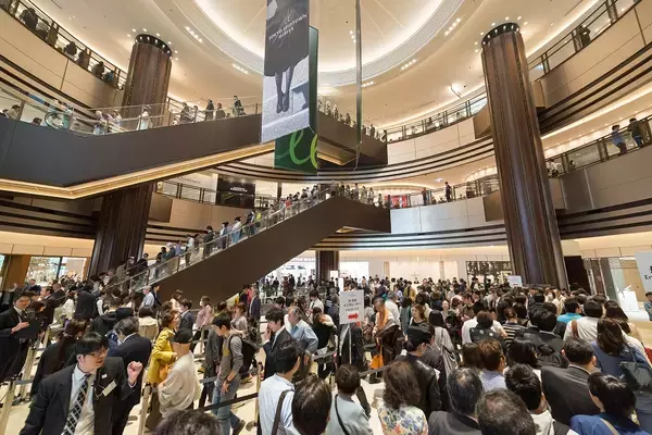 東京ミッドタウン日比谷　開業から１ヶ月を前に、来場者数200万人を突破！