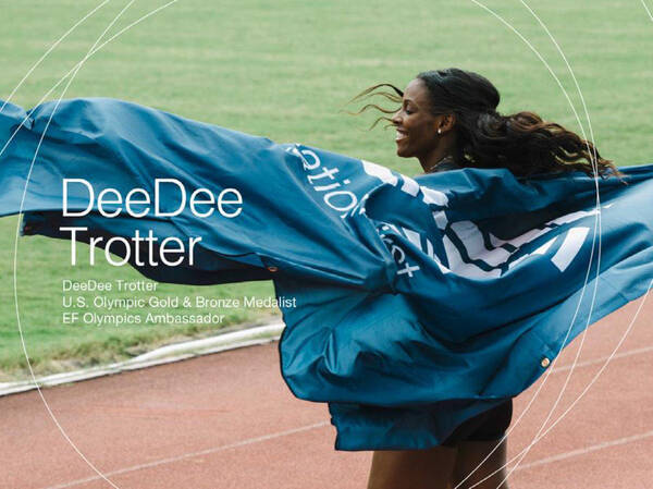 神田外語大学でアメリカ陸上界のスーパースター ディーディー トロッター Deedee Trotter 氏による講演会を開催 膝の故障から返り咲いた彼女の 挑戦する心 を英語で語る 18年5月24日 エキサイトニュース