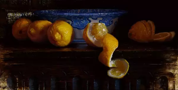 「初日、モデルを前にした公開クロッキー（速写画）を初開催！　第29回　明日の白日会展」の画像