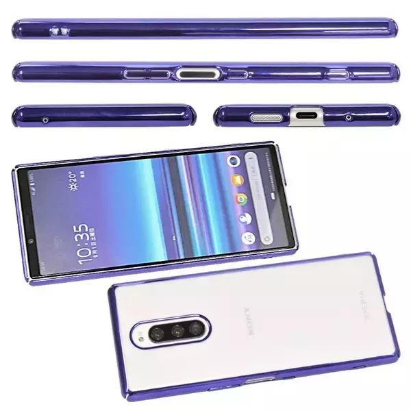 「「高級感がグッと増します」ソニーモバイルコミュニケーションズの最新スマートフォン「Xperia 1」専用「輝く装飾フレームのハードケース」がバナナのロゴマークでお馴染みのラスタバナナから新発売」の画像