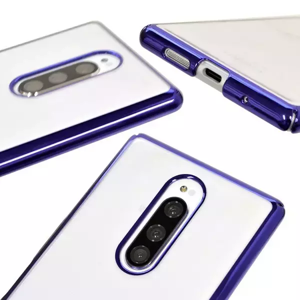 「「高級感がグッと増します」ソニーモバイルコミュニケーションズの最新スマートフォン「Xperia 1」専用「輝く装飾フレームのハードケース」がバナナのロゴマークでお馴染みのラスタバナナから新発売」の画像