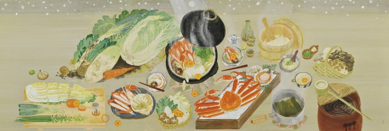 19年高島屋のお中元 お歳暮のメインビジュアルを描いた 自称 食べ物絵師 漆原さくらさんの原画を展示 11月27日 水 から12月10日 火 まで新宿高島屋２階jr口 店内 にて 19年11月19日