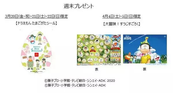「ハッピーセット（R）「ドラえもん」」の画像