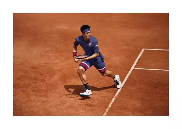 錦織 圭選手　新作ウエアを発表　選手着用の再生ポリエステル素材「ドライEX」を採用したレプリカを9月21日（月）より発売