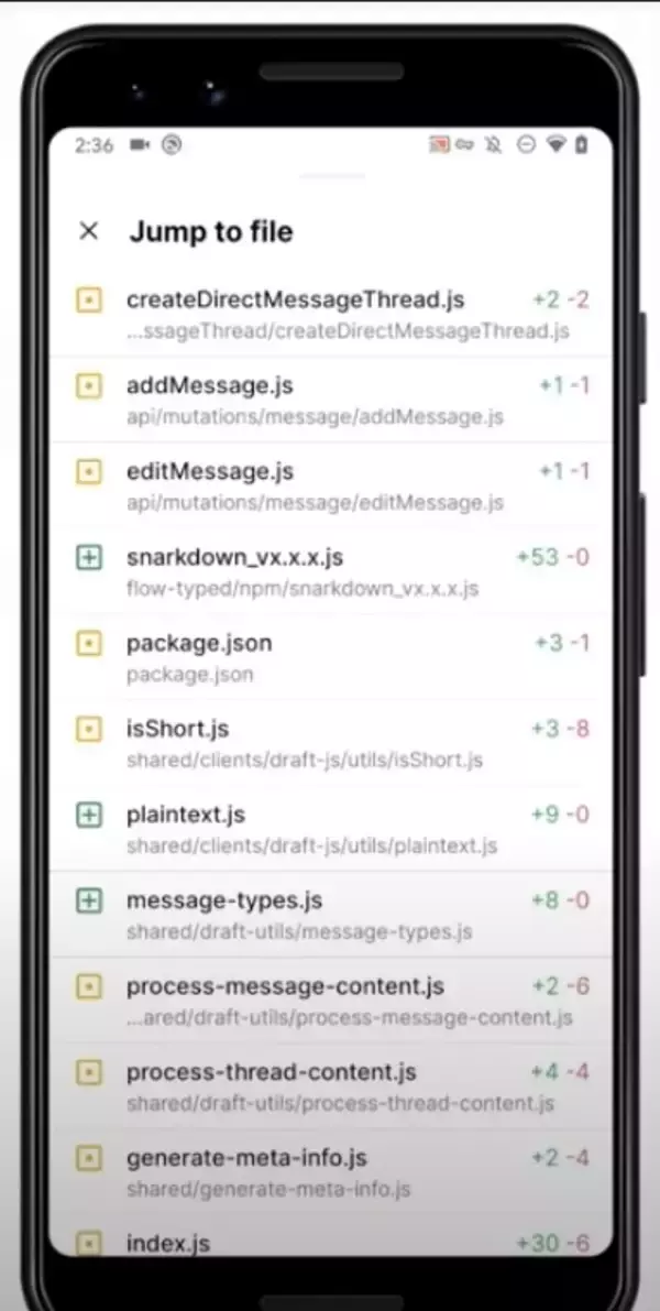 「GitHub for mobile の最新版をリリース」の画像