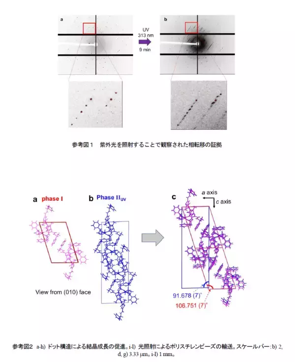 「龍谷大学　光照射で結晶相転位をスイッチし可逆的で急速に形状変化する結晶システムを開発　ソフトロボティクス分野への波及を期待　英国王立化学会「Chemical Science」誌に掲載　先端理工学部応用化学課程　内田欣吾 教授」の画像
