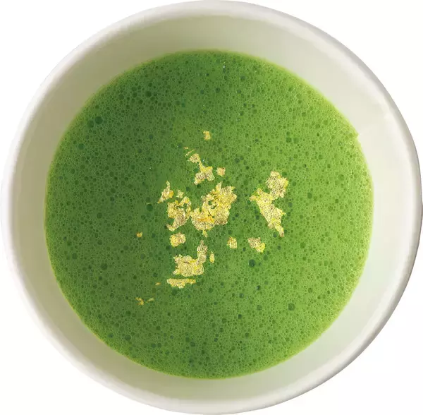 「来年を福ある年に！お濃茶スイーツ専門店、雷一茶が縁起を担ぐ金粉入り福抹茶を限定発売。自信のお濃茶ロールケーキも継続人気。」の画像