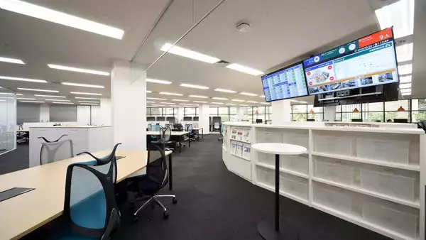 「オフィスの混雑状況を見える化！さまざまなエリアの利用状況が一目でわかる、社員の密を回避する「見える化ソリューション」」の画像