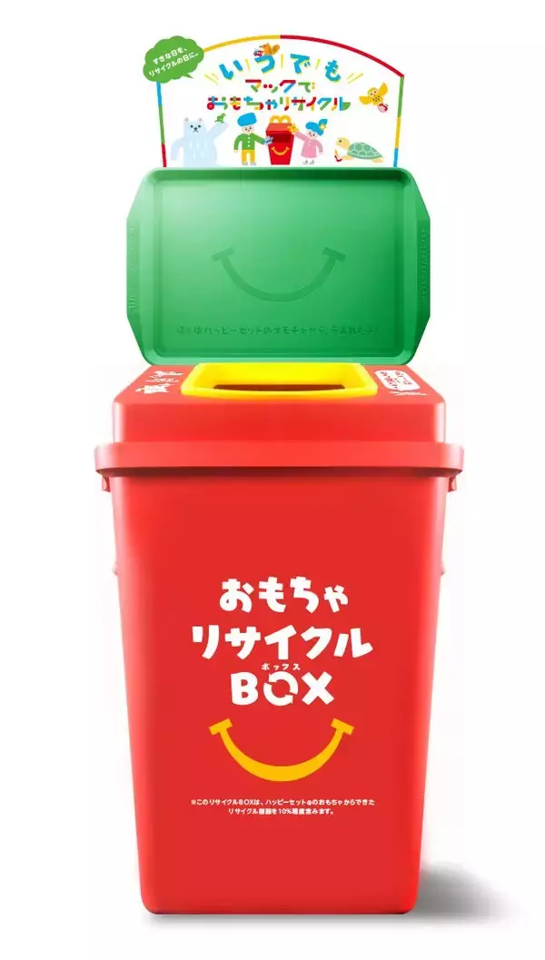 「いつでもマックでおもちゃリサイクル！「おもちゃリサイクル2021」 3月19日より通年実施　遊ばなくなったハッピーセットのおもちゃを全国のマクドナルド店舗で回収」の画像