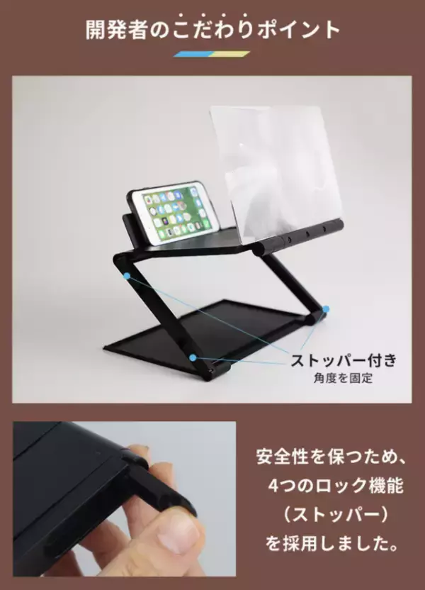 「いつものスマホ画面を10インチの大画面に変換する「スモリアフォンZ」、クラファン開始から約２日で目標額700％超え」の画像