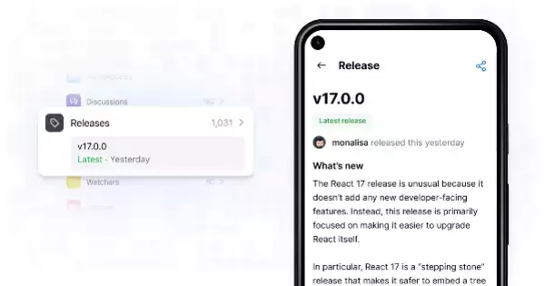 「GitHub Mobile、最新バージョンを公開」の画像