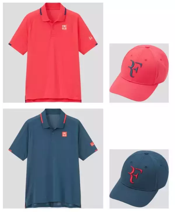 「ロジャー・フェデラー選手、錦織 圭選手 新作ウエア発表メンズ&キッズレプリカ / RFキャップ限定カラー2021年5月24日（月）発売」の画像