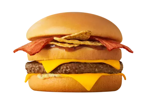 「日本マクドナルド 創業50周年キャンペーン 第1弾！「ジューシーチキン 赤とうがらし」「テキサスバーガー2021」「トリチ（トリプルチーズバーガー）」」の画像