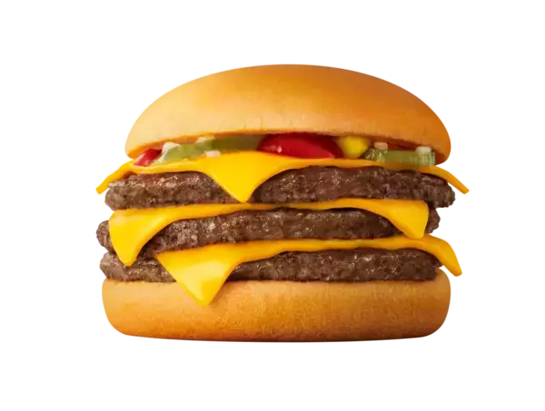 「日本マクドナルド 創業50周年キャンペーン 第1弾！「ジューシーチキン 赤とうがらし」「テキサスバーガー2021」「トリチ（トリプルチーズバーガー）」」の画像