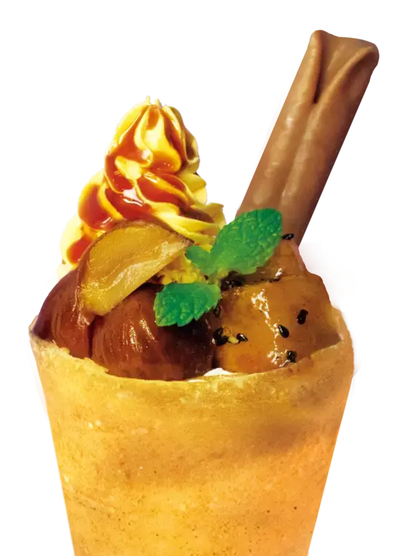 「“ブルボンルマンドと秋の味覚“のクレープが登場!!とろけるクレープのMOMI&TOY'S（モミアンドトイズ）が「ルマンドと秋の味覚の贅沢なクレープ」9/1から期間限定販売のお知らせ」の画像