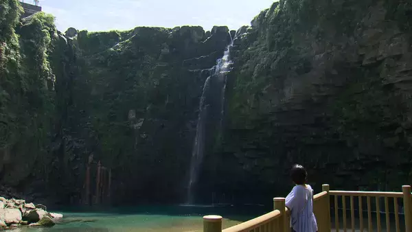 「【旅サラダ】羽田美智子が自然豊かな霧島連山で森林セラピー！佐多岬からの絶景に心を奪われる」の画像