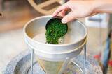 「これぞ、最高峰。石臼挽きたて宇治産手摘み一番茶使用の極上抹茶を量り売り販売！」の画像7
