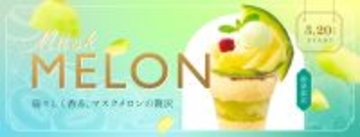 1本の木に1果。気品高い香りと甘み国産「マスクメロン」デザート登場～2026年5月20日(水)よりデニーズ全店で販売開始～