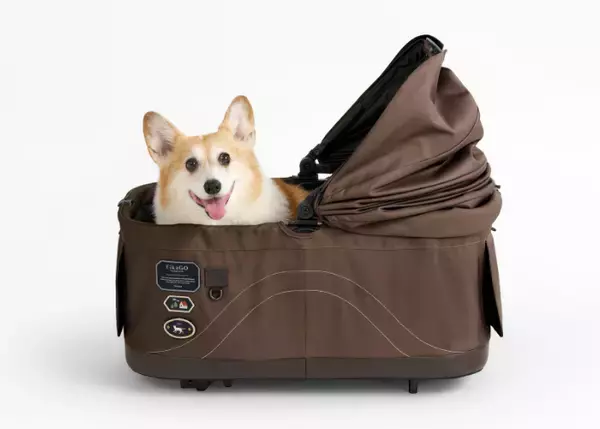 「キャビンを付けたまま畳める 中型犬対応ペットカート『FikaGO TOGGLE (フィカゴートグル)』2026年2月上旬 新発売」の画像