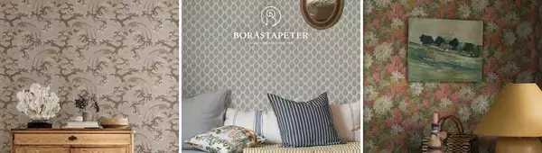 「スウェーデンのBORÅSTAPETER（ボラスタペーター）から新作不織布壁紙2コレクション入荷　不燃認定取得* 計32デザイン77点　2月26日より発売」の画像
