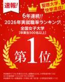 「【聖徳大学】2025年度卒業生の実就職率97.8％を達成！--500名以上の女子大学で｢6 年連続 全国第1位｣(大学通信調べ)--」の画像1