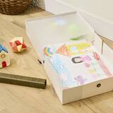 「～保管のお悩みをスッキリ解決！子どもの立体作品を収納可能(厚み10cmまで)～おかたづけシリーズ「作品思い出ボックス」から“特大サイズ”を新発売！」の画像4