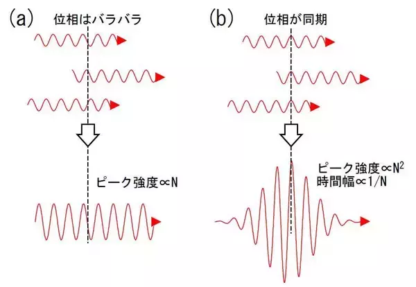 「【青山学院大学】量子の同期現象を利用して光強度を7桁増強することに成功 ～量子光アンプの開発に期待～」の画像