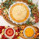 「【キル フェ ボン】実りの秋を感じる洋梨、リンゴ、柿とチョコレートのハーモニー「秋のフルーツを味わうショコラタルト」」の画像1