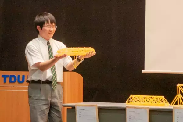 「東京電機大学中学校・高等学校が「パスタブリッジ競技会」を実施 ― 東京電機大学との連携事業」の画像