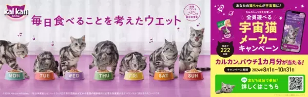 カルカン(R) パウチを買って遊べるデジタルキャンペーンうちの子が宇宙猫に!?「カルカン(R) 宇宙猫メーカーキャンペーン」実施