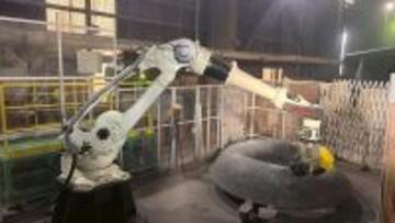 カマハラ鋳鋼所に遠隔操作グラインダーロボットシステム「Successor-G®」を納入