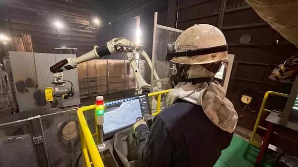 「カマハラ鋳鋼所に遠隔操作グラインダーロボットシステム「Successor-G®」を納入」の画像