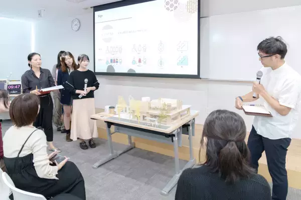 「共立女子大学・共立女子短期大学×スターツグループ 千代田区公共施設計画を題材にした産学連携「（仮称）神田錦町三丁目施設整備等業務」成果報告」の画像