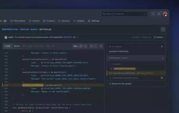 「GitHub、コードビューとコード検索およびsecret scanningプッシュ保護の一般提供(GA)を発表」の画像