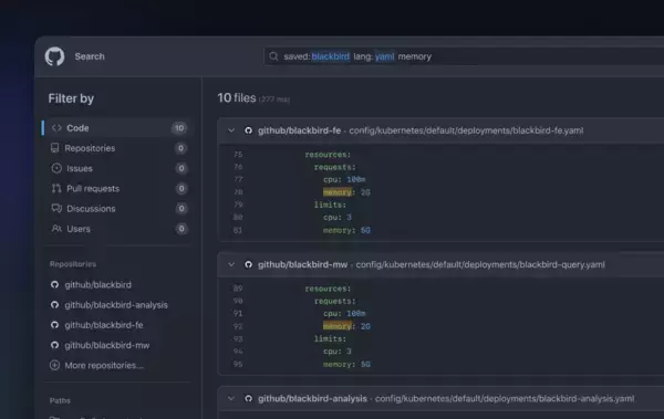 「GitHub、コードビューとコード検索およびsecret scanningプッシュ保護の一般提供(GA)を発表」の画像