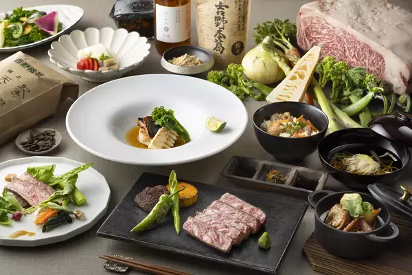 【コートヤード・バイ・マリオット 新大阪ステーション】奈良県でシェフが出会った食材や食文化を鉄板焼きで楽しむ春の特別コース。Around Japan vol.27「Discover Nara」を発売