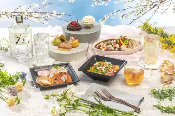 「【東京ミッドタウン】ザ・リッツ・カールトン東京考案のメニューが登場！期間限定の屋外ラウンジ「ROKU〈六〉 MIDTOWN BLOSSOM LOUNGE」」の画像