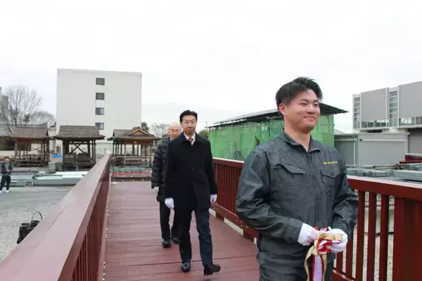 「【ものつくり大学】草加市との木橋リノベーション事業第2弾として「ふれあい橋」を補修。完成式を挙行」の画像